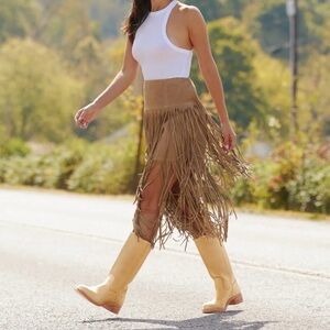 FRYE Camryn Tall Pull on Boots - BANANA